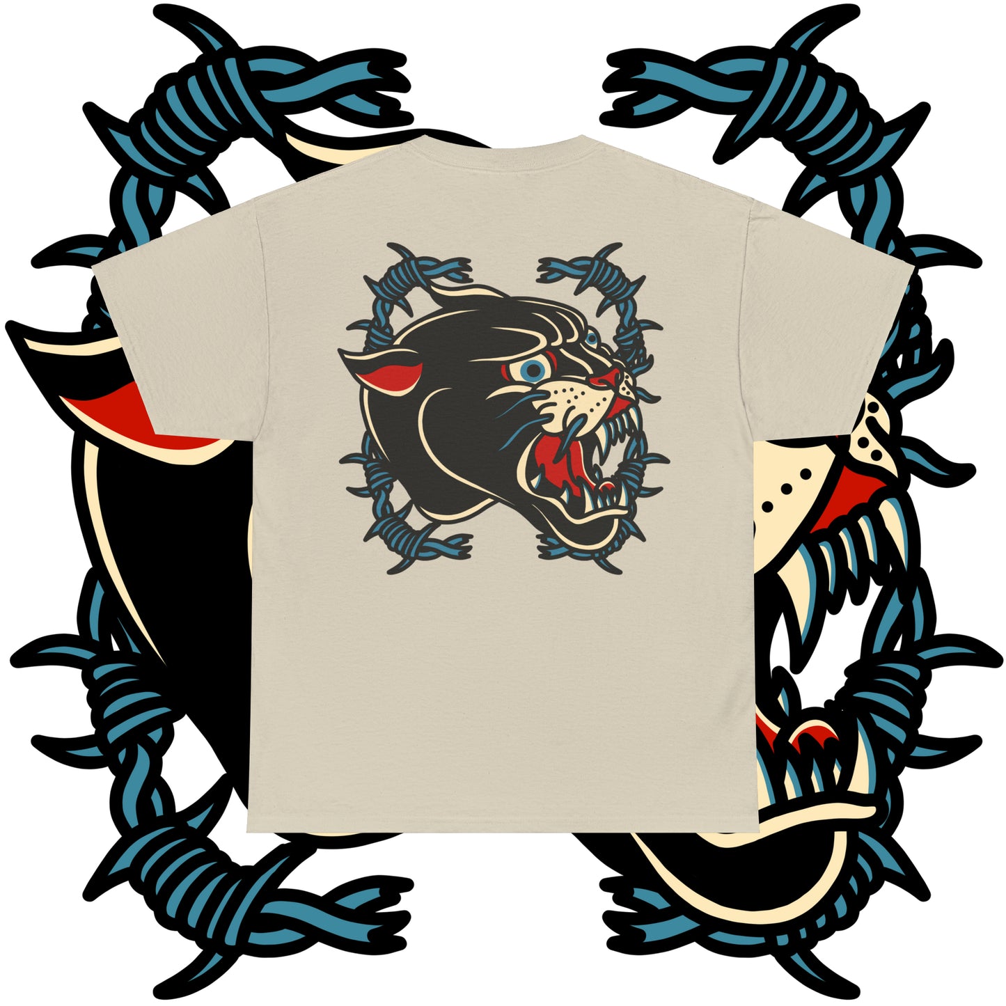 Barbed Panther Tee