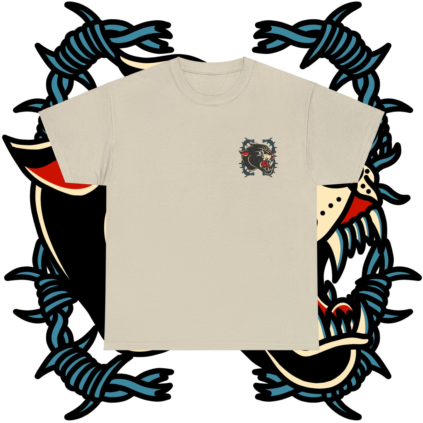 Barbed Panther Tee