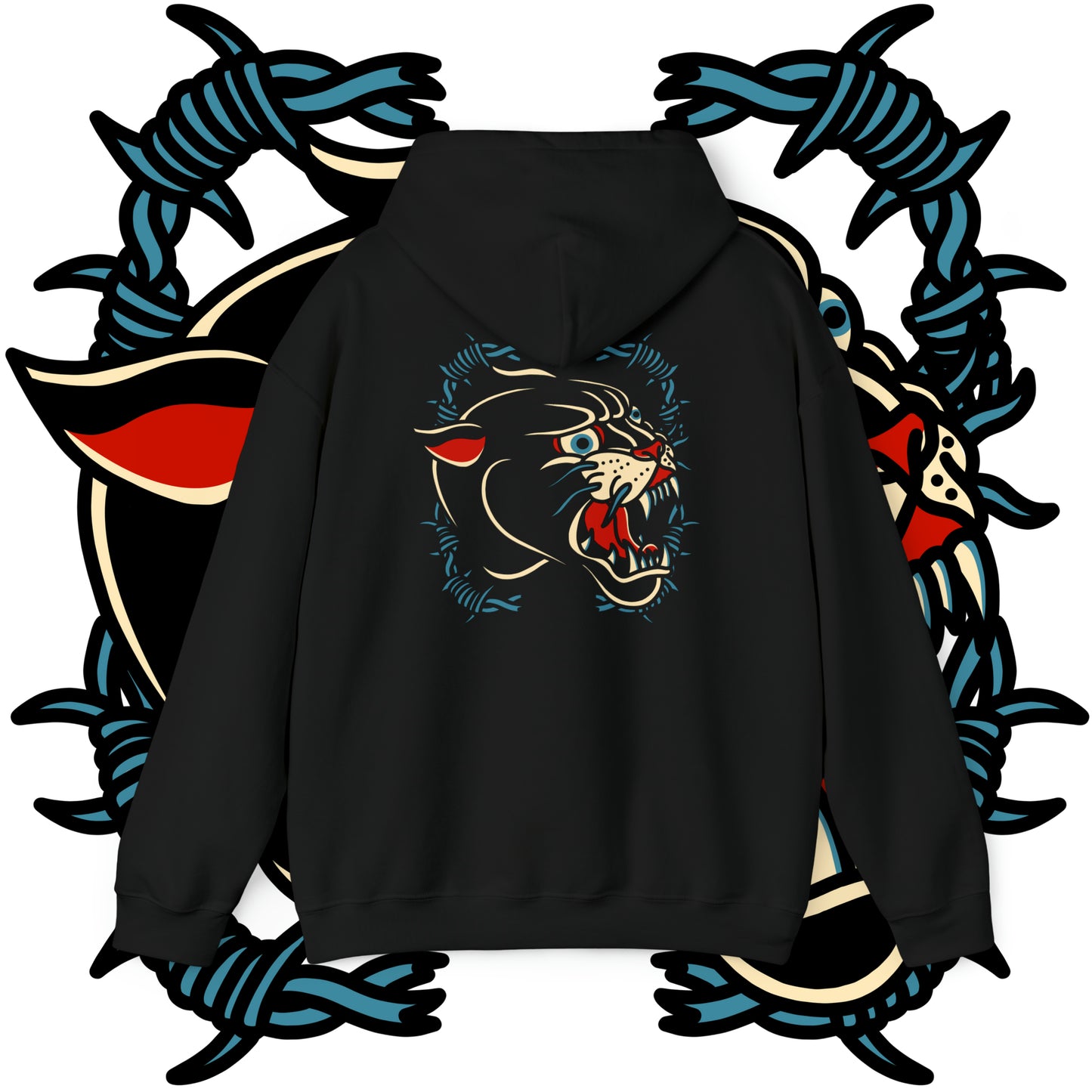 Barbed Panther Hoodie