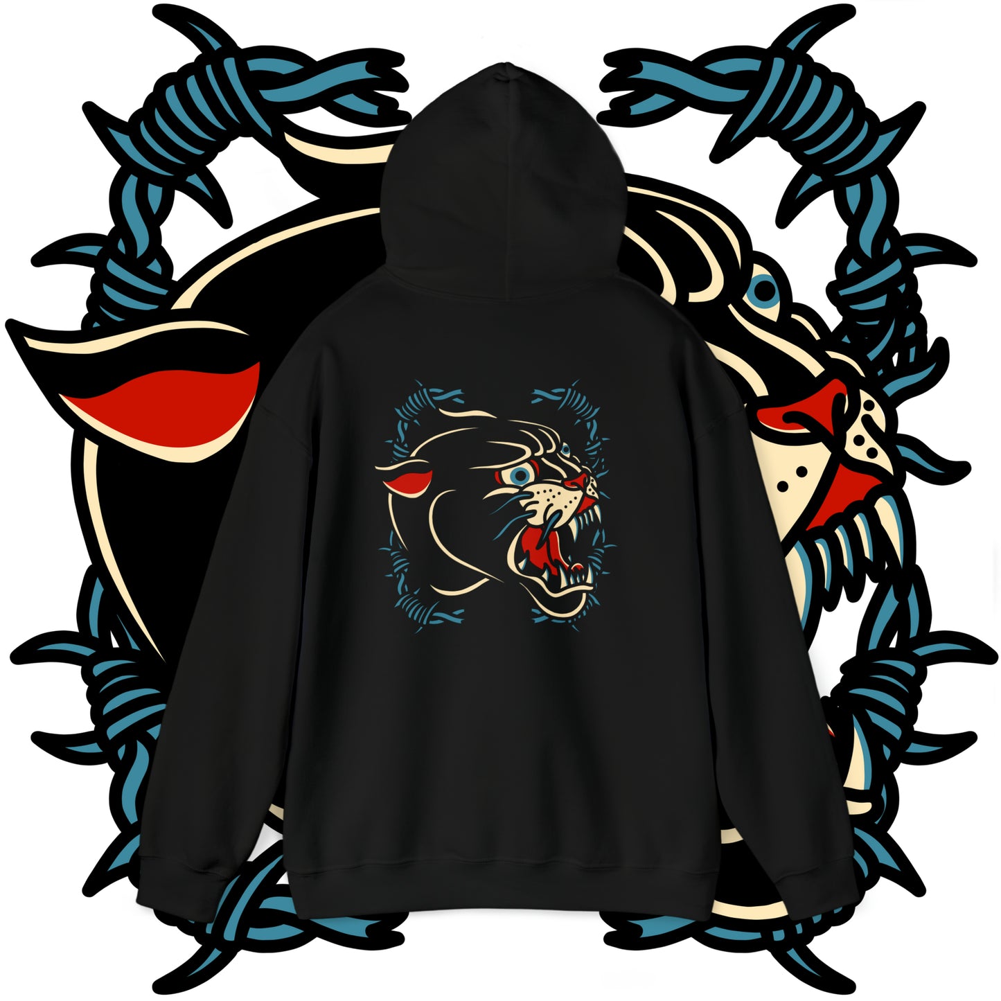 Barbed Panther Hoodie