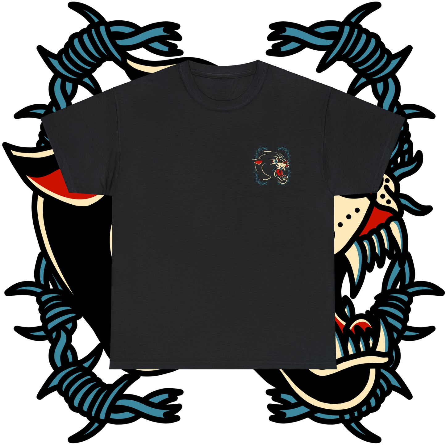 Barbed Panther Tee