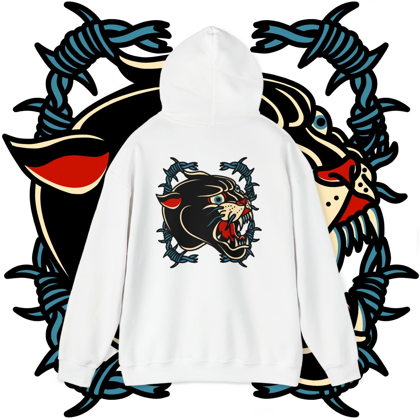 Barbed Panther Hoodie