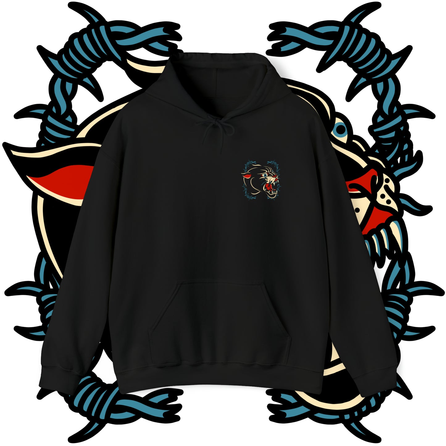 Barbed Panther Hoodie